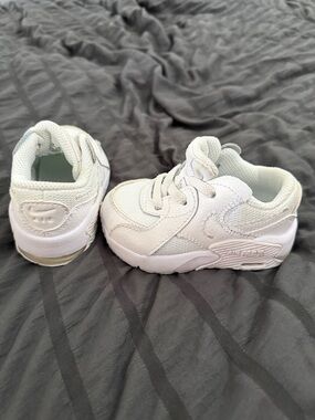 Nike Kids White Lace-Up Sneakers
